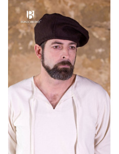 Boné Harald renascentista, marrom