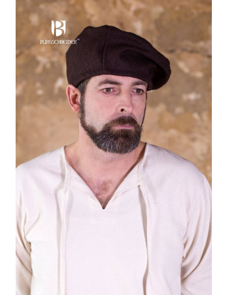 Boné Harald renascentista, marrom