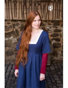 Mangas aquecedoras de braço Frida em vermelho