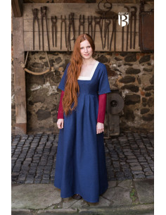 Mangas aquecedoras de braço Frida em vermelho 2