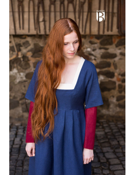 Mangas aquecedoras de braço Frida em vermelho