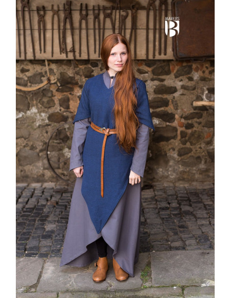 Túnica medieval Laylin, azul