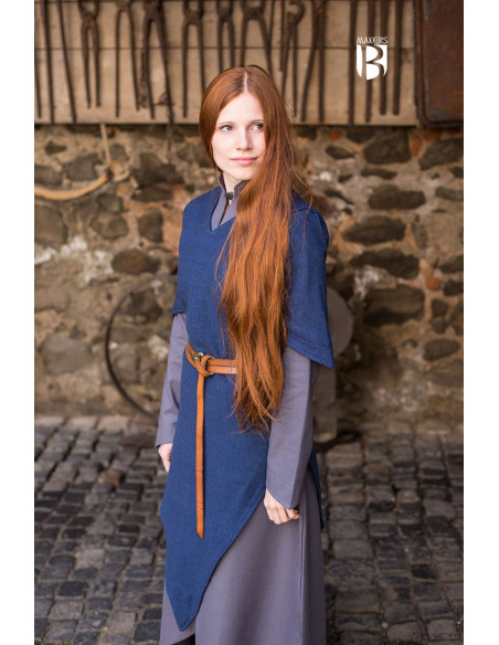Túnica medieval Laylin, azul