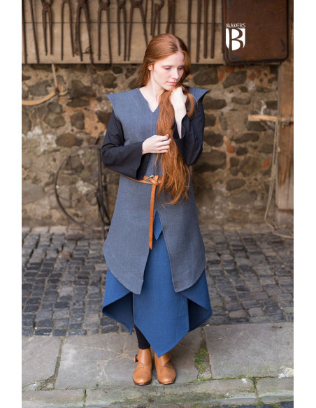 Eryn túnica medieval, cinza