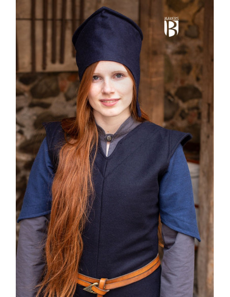 Adeus chapéu de mago, lã azul