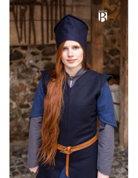 Adeus chapéu de mago, lã azul