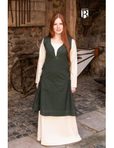 Lannion vestido medieval, verde