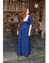 Frideswinde vestido medieval, azul