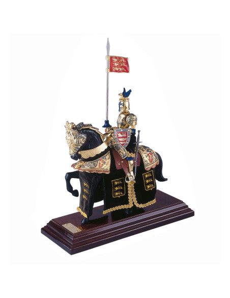 Capacete de Dragão Negro de Armadura de Cavalo