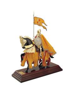 Armadura de cavalo Capacete espanhol com capa