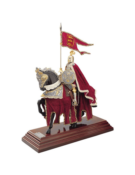 Armadura de cavalo Capacete Penas com capa