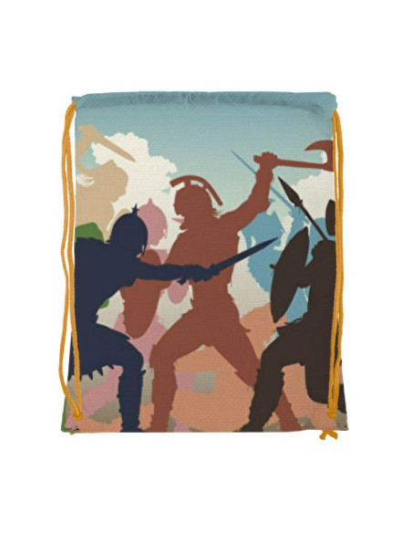 Saco com cordão Fight Gladiators (34x42 cms.)