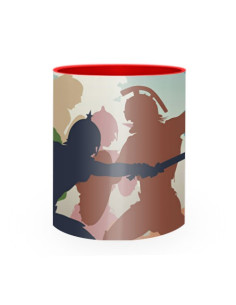 Caneca Cerâmica Luta de Gladiadores Romanos 2