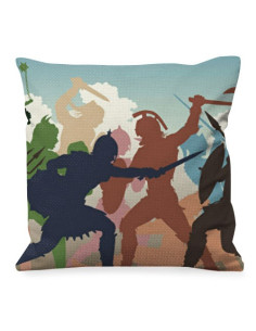 Almofada de luta de gladiadores romanos 2