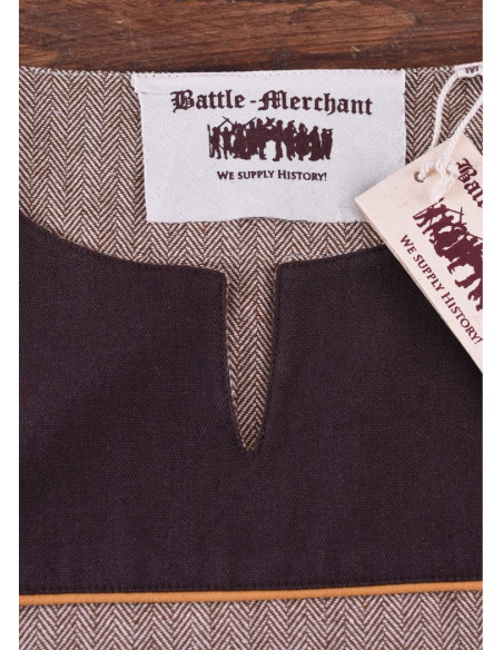 Túnica Viking Ove, marrom