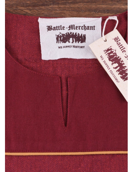 Túnica Viking Ove, vermelha