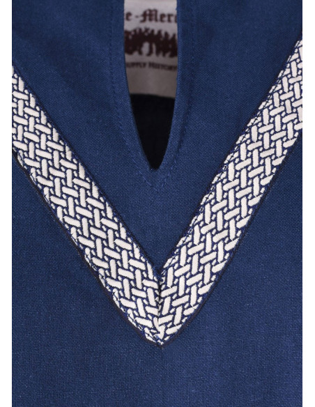 Ailrik túnica medieval azul