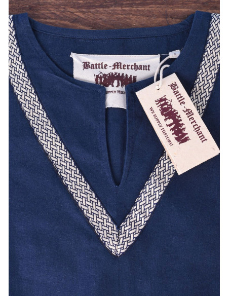 Ailrik túnica medieval azul