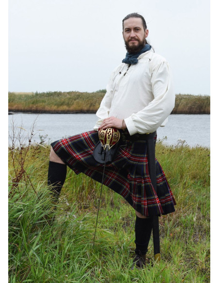 Kilt 8 jardas Stewart tartan
