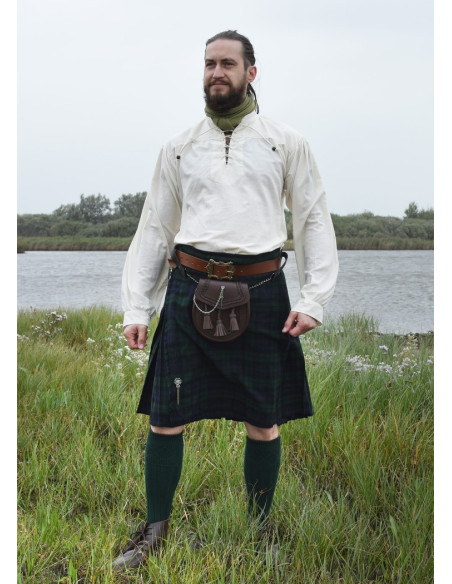 Kilt 8 jardas Black Watch tartan