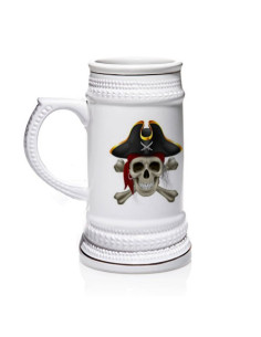 caneca de cerveja piratas do caribe