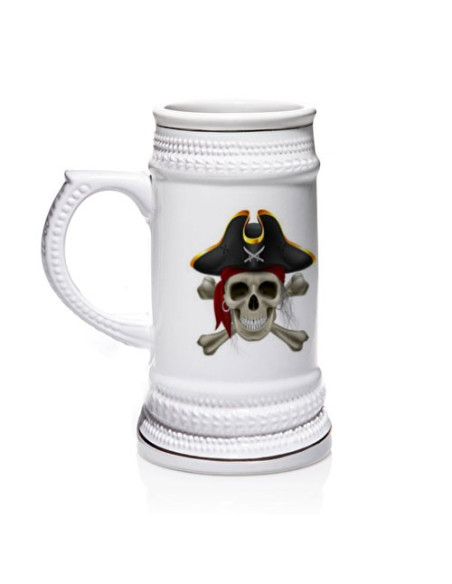 caneca de cerveja piratas do caribe
