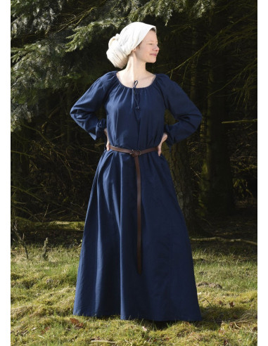 Vestido medieval Ana, azul