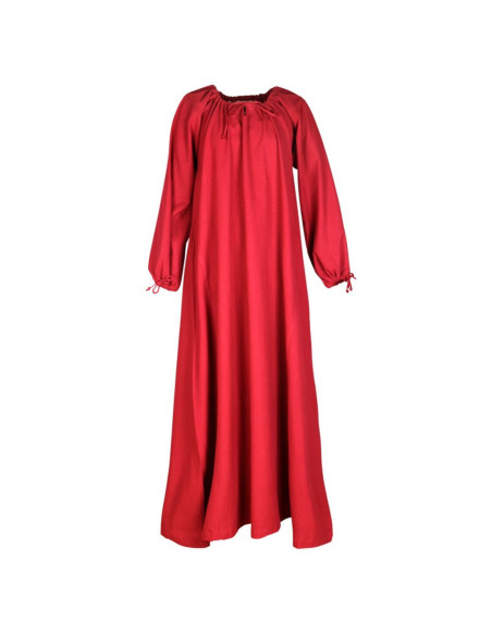 Vestido medieval Ana, vermelho