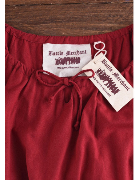 Vestido medieval Ana, vermelho