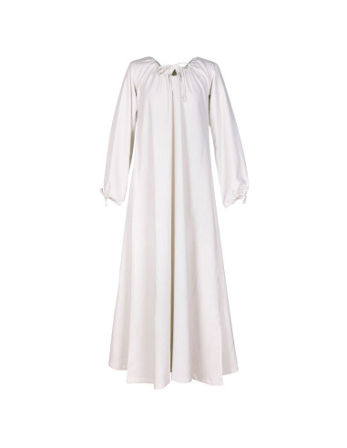 vestido medieval branco