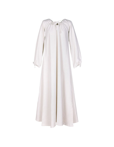vestido medieval Ana, branco
