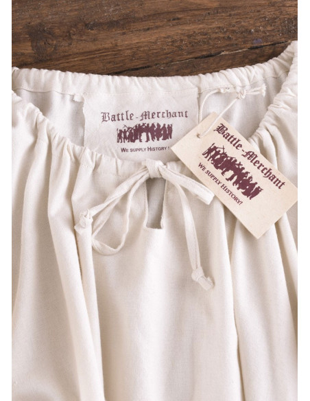 vestido medieval Ana, branco