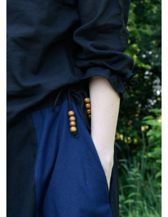 saia longa medieval preta azulada 2