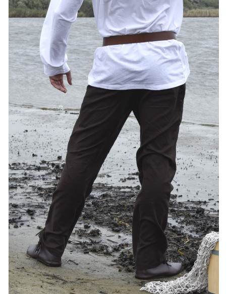 Calça medieval Hagen, marrom