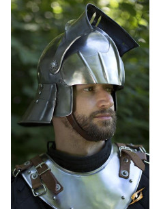 Capacete Sallet com viseira