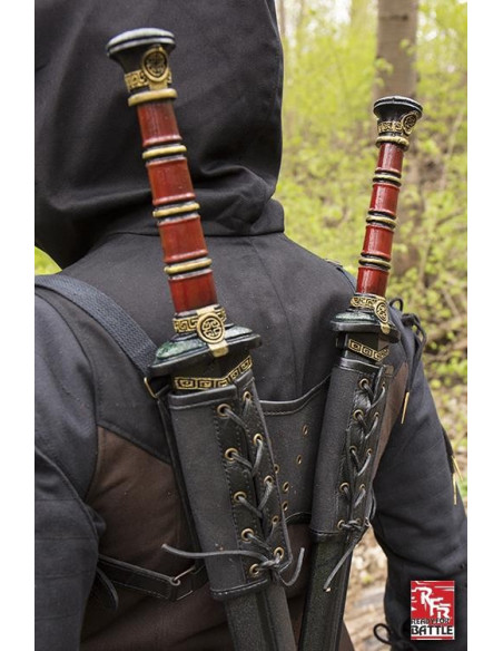 Tahalí dobra para as costas