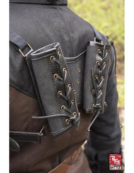 Tahalí dobra para as costas