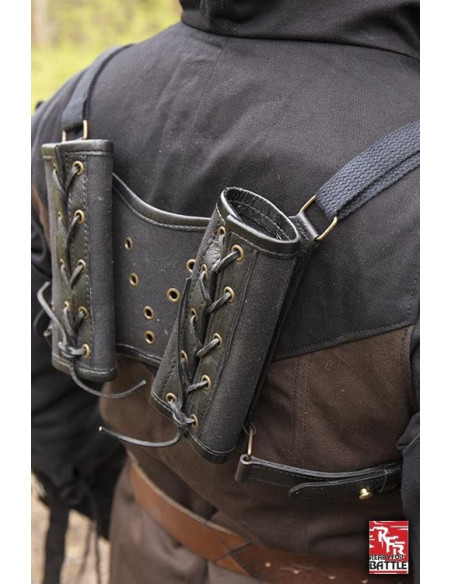 Tahalí dobra para as costas