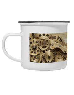 Caneca vintage de latão SteamPunk