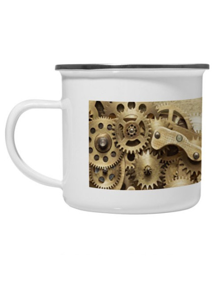 Caneca vintage de latão SteamPunk
