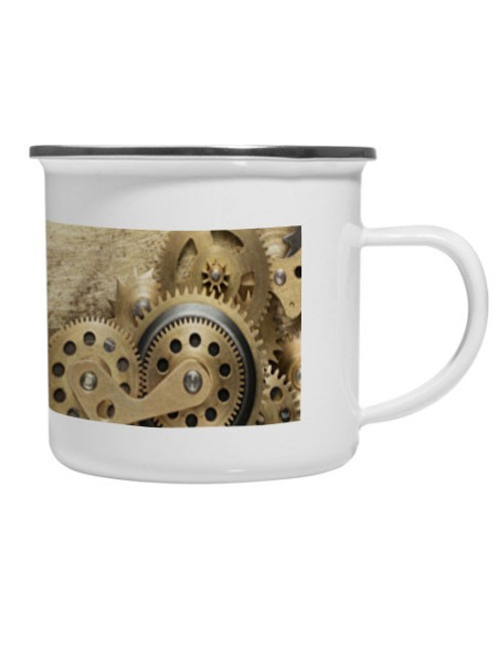 Caneca vintage de latão SteamPunk