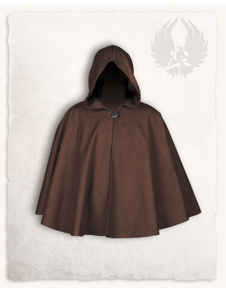 Capa curta com capuz