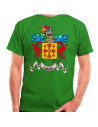 Camiseta personalizada escudo heráldico 1 sobrenome