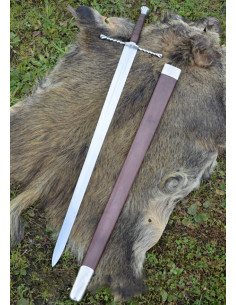 Espada bastarda com bainha, funcional