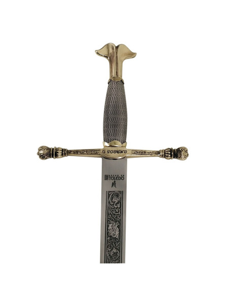Espada dourada de Carlos V, cadete
