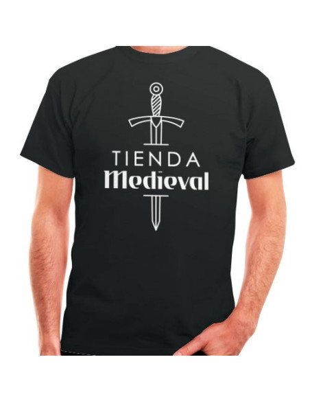 Camiseta Preta Medieval-Shop