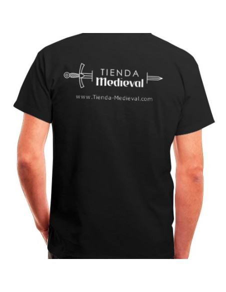 Camiseta Preta Medieval-Shop
