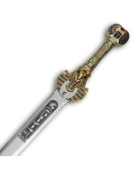 Espada egípcia de Tutancâmon, 90 cms.