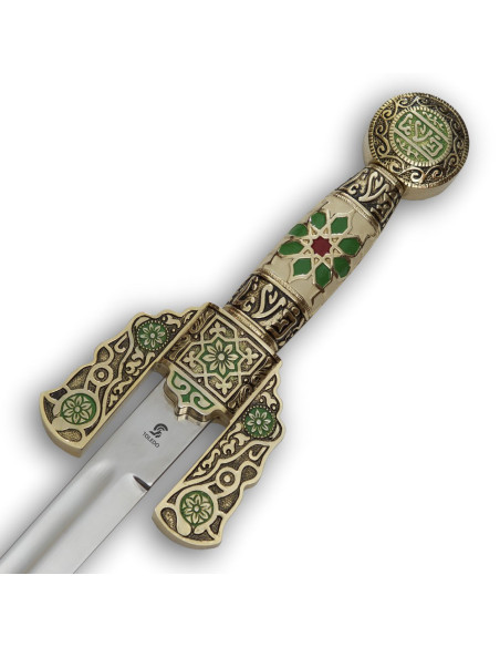 Espada Árabe decorada, 84 cm.