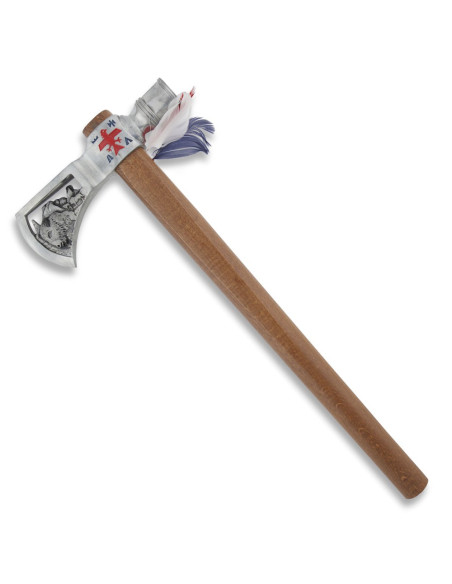 Machado Tomahawk decorativo "Crazy Horse", 41 cms.